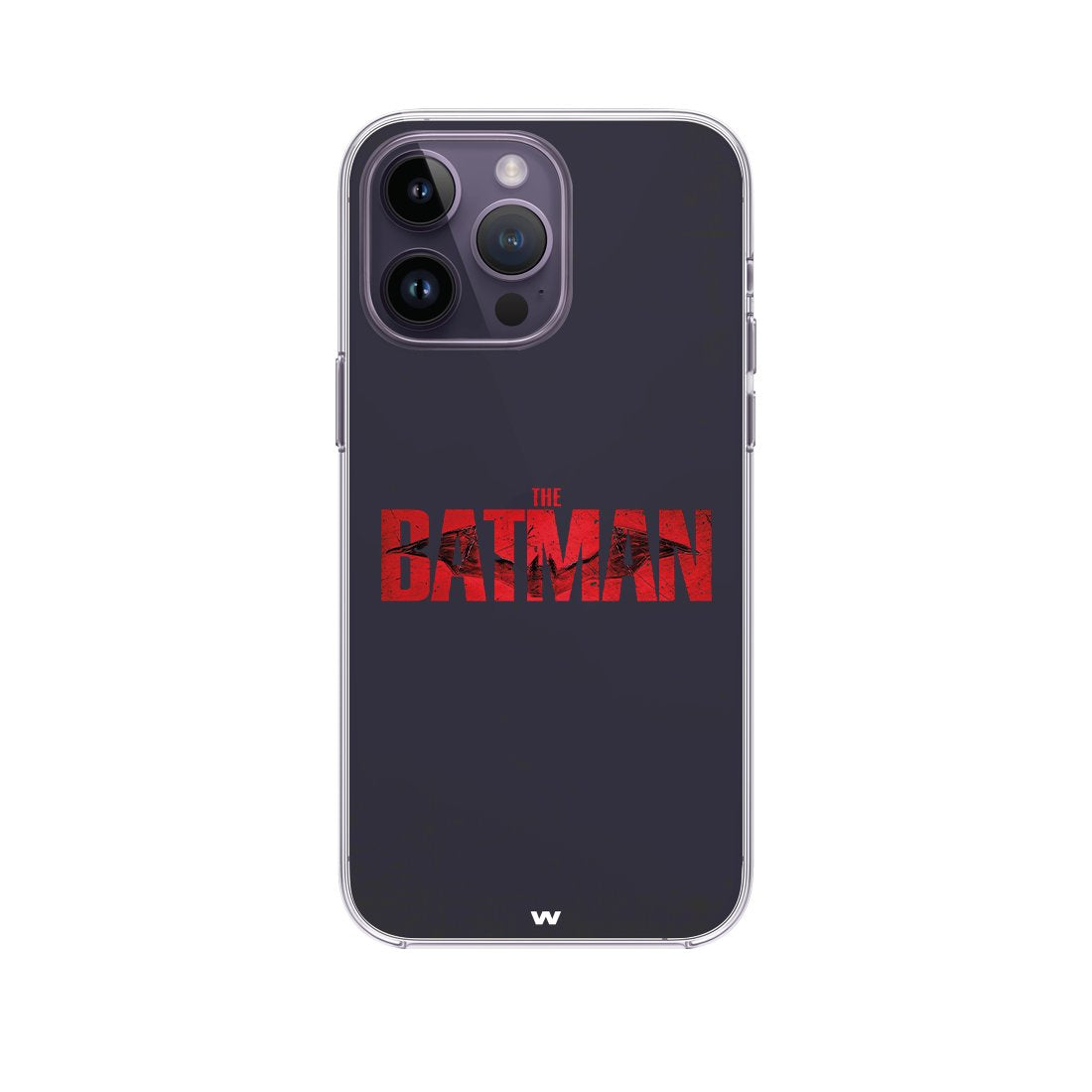 Batman Red Transparent Logo Telefon Kılıfı